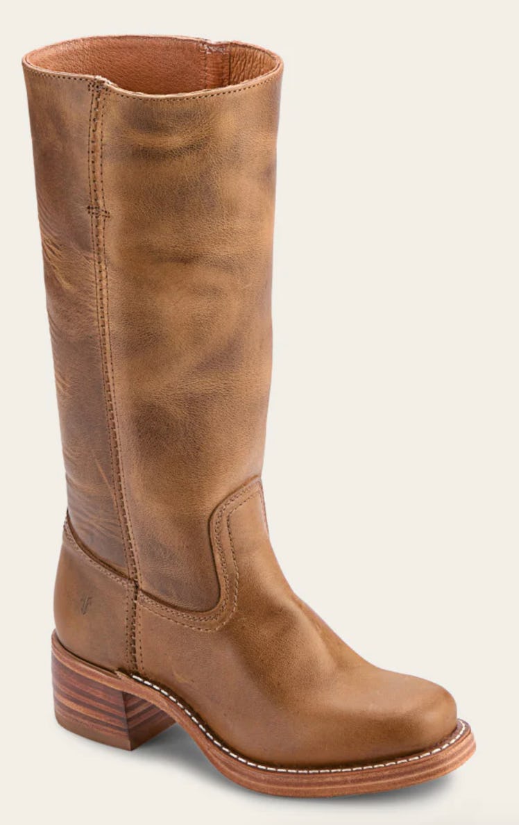 dark brown cowboy boots 