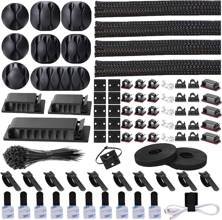 N NOROCME Cable Management Kit (192-Pieces)