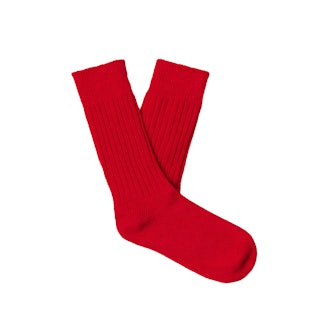 Women's Merino Wool Socks Dekra - Poppy Red