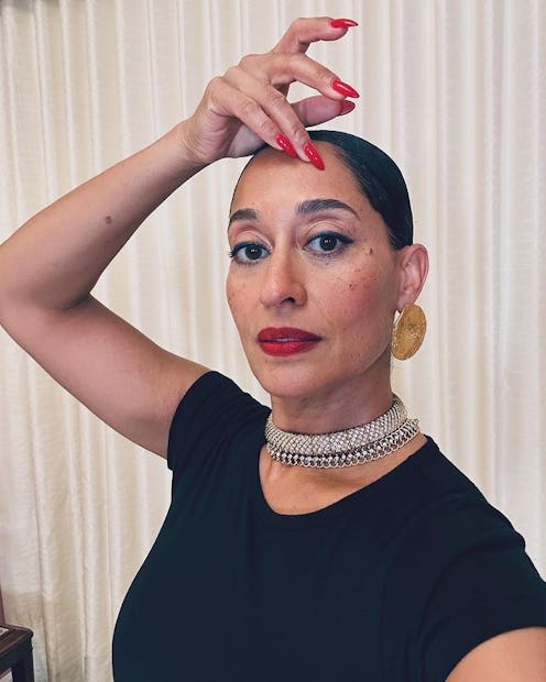 Tracee Ellis Ross red nails