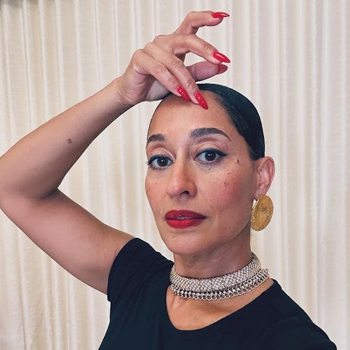 Tracee Ellis Ross red nails