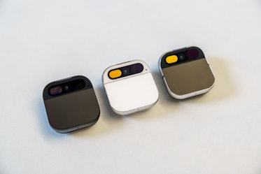 The Ai Pin is available in three colors (Eclipse, Lunar, and Equinox). Humane says they have plans t...