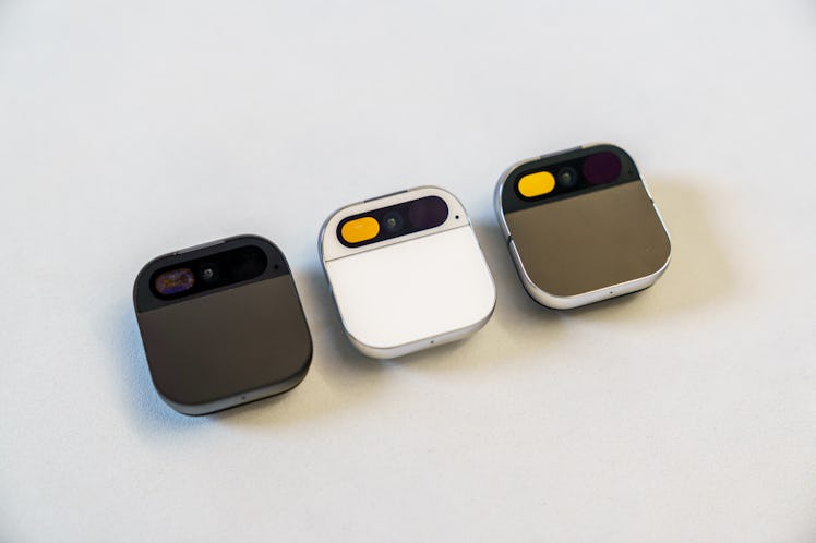 The Ai Pin is available in three colors (Eclipse, Lunar, and Equinox). Humane says they have plans t...