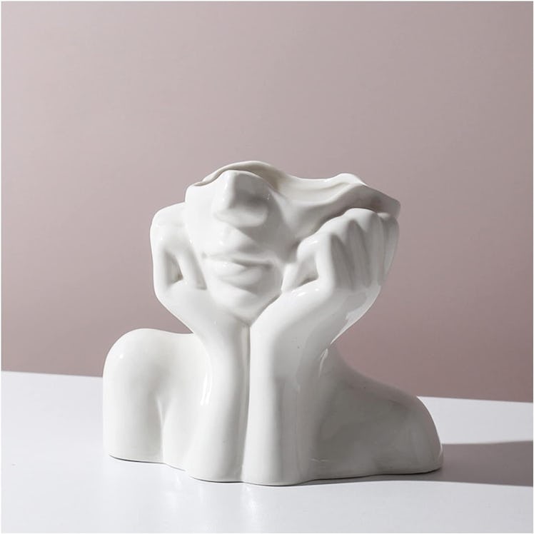 mozhixue Ceramic Body Face Art Vase