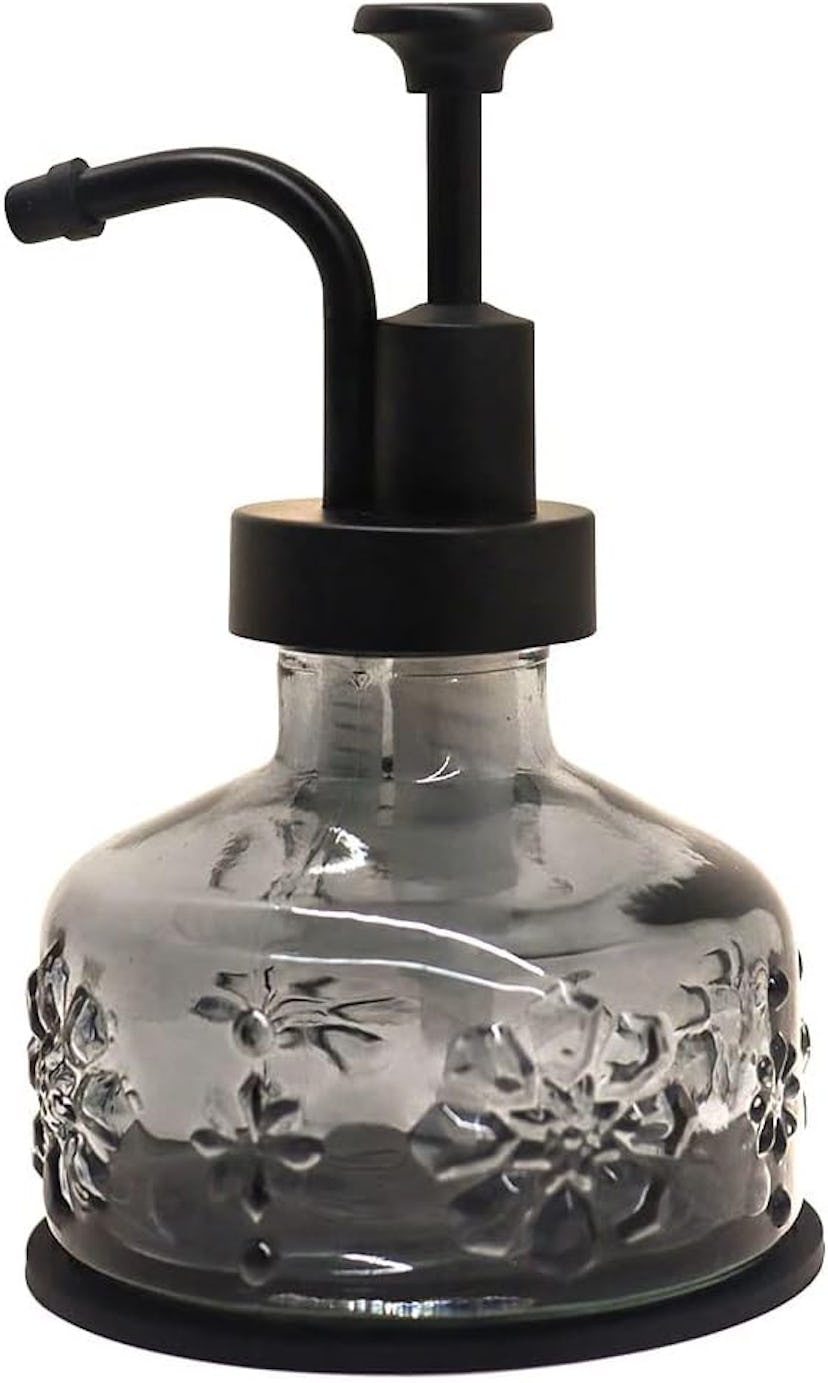 OCTMUSTARD Glass Soap Dispenser 