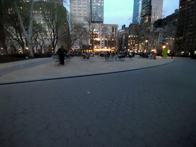 A photo of in Madison Square Park taken with the Ai Pin.