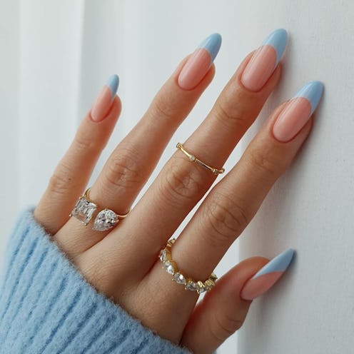 If your partner says "sky blue French tip 1.5" after asking them what color nail polish to get next,...