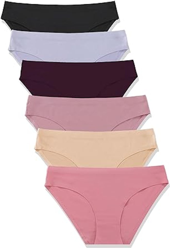FINETOO No-Show Hipster Panties (6-Pack)