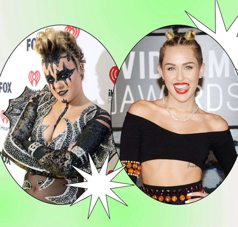 JoJo Siwa and Miley Cyrus