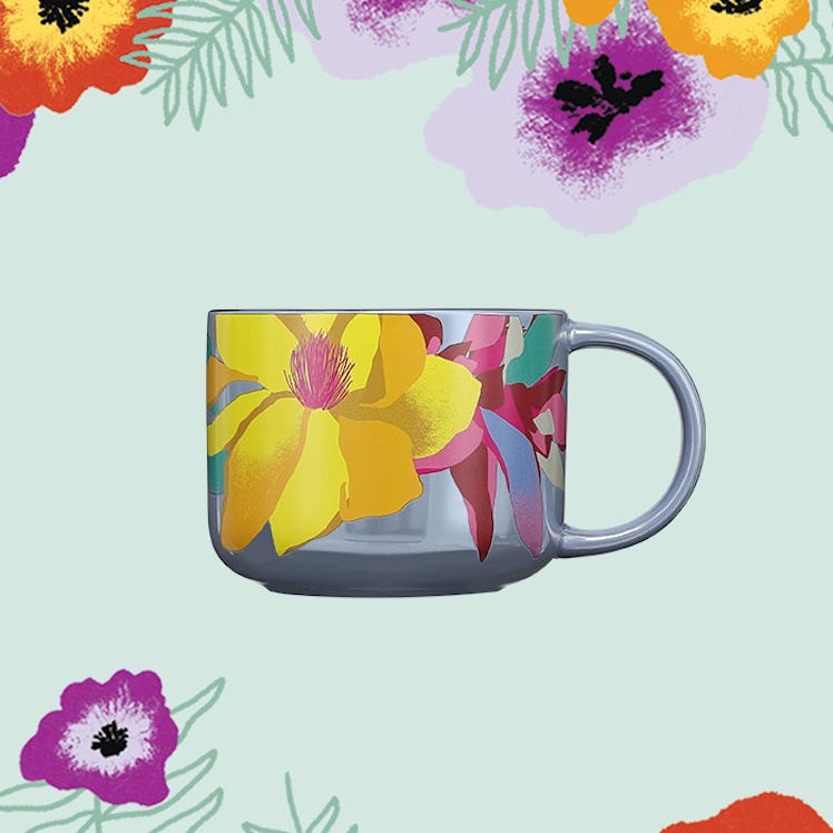 The Starbucks Mother's Day collection has a floral mug. 
