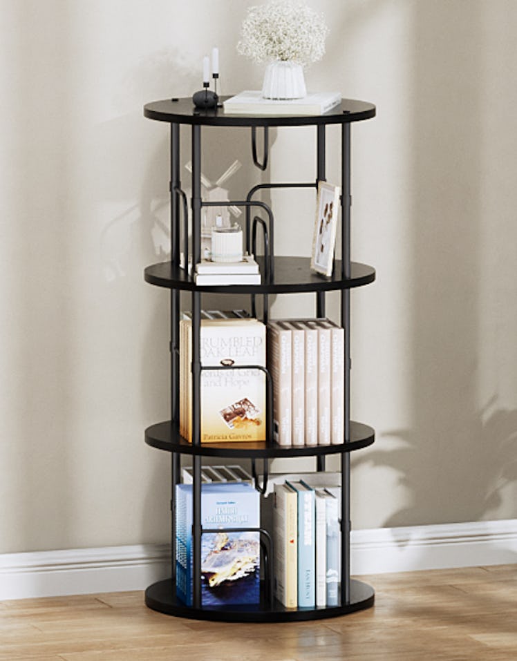 ALLSTAND 3-Tier Rotating Bookcase