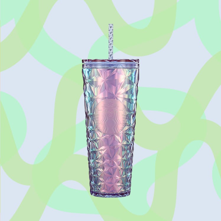 The Purple Prism Cold Cup is part of Starbucks' spring 2024 merch collection. 