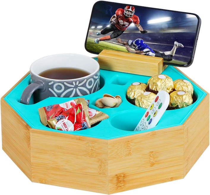 Hitseon Couch Cup Holder Tray