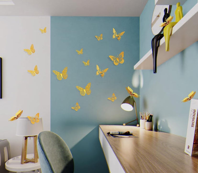 SAOROPEB 3D Butterfly Wall Decor (48-Piece)
