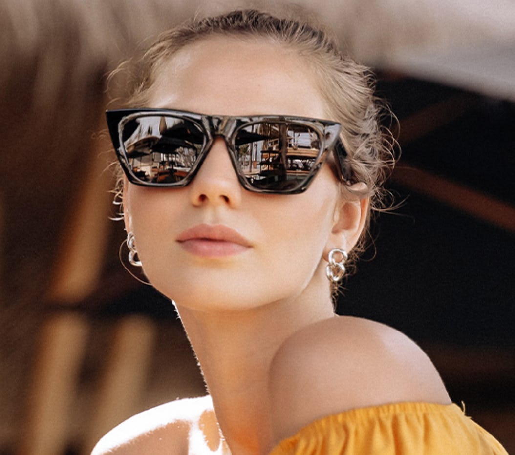 SOJOS Cateye Polarized Sunglasses