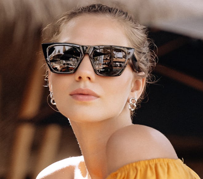 SOJOS Cateye Polarized Sunglasses