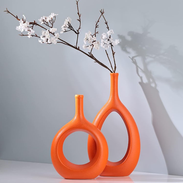 LCCCK Orange Vase (Set of 2)