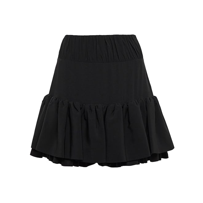 Ruffled High-Rise Mini Skirt
