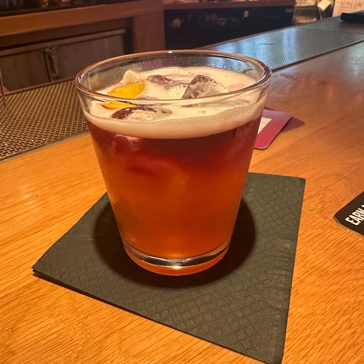 an Aries-themed cocktail at the Moxy Hotel Austin