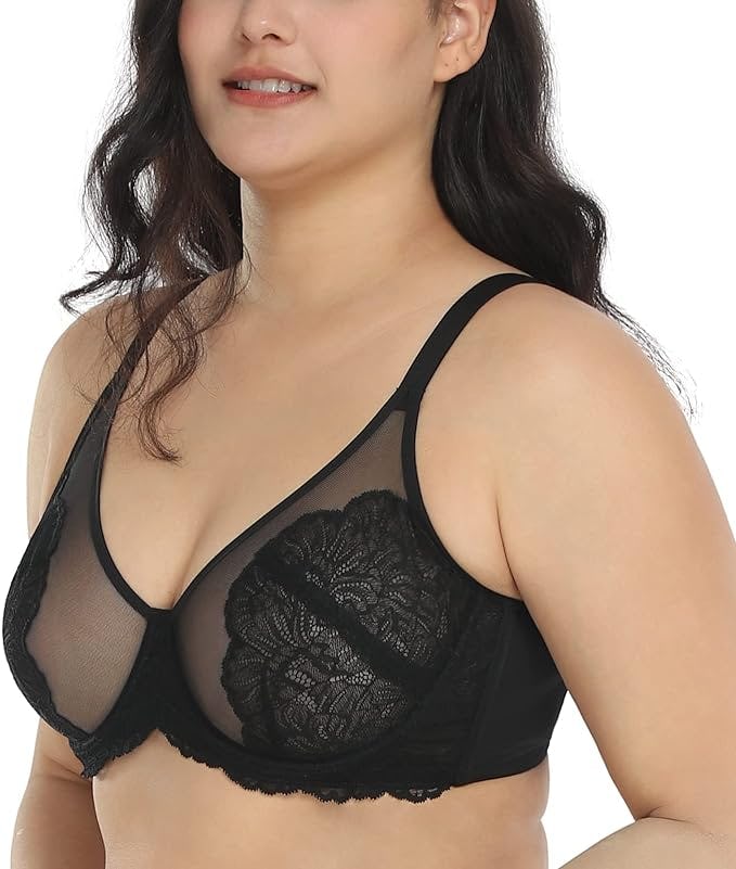 HSIA Full Coverage Lace Bra