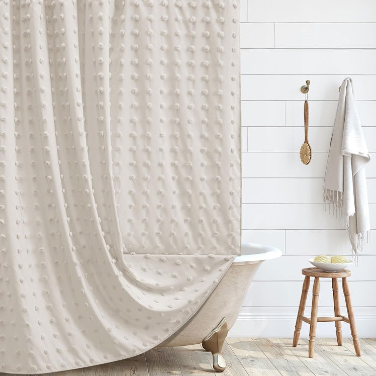 Siiluminisoy Woven Shower Curtain