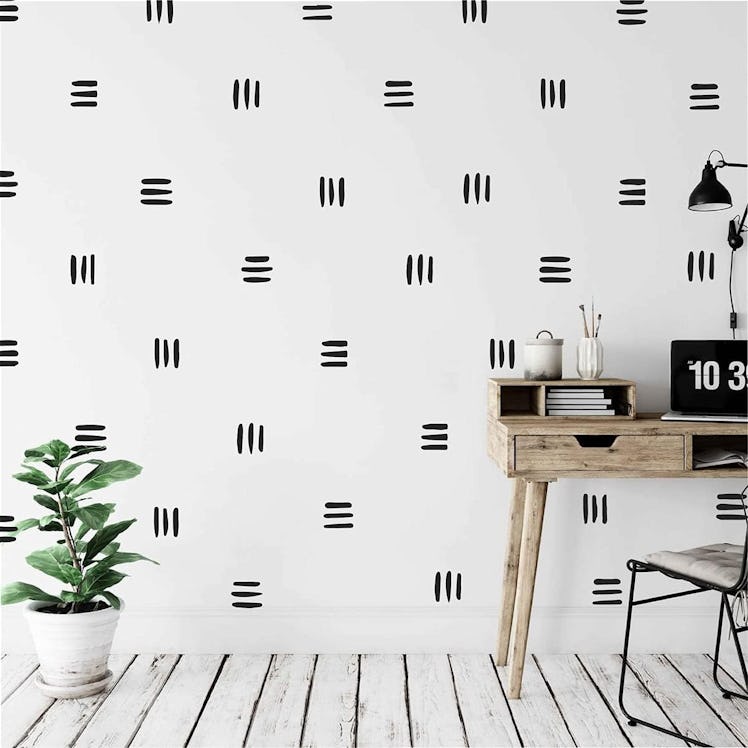 YUHASIDE Modern Line Wall Stickers (120 Pieces)