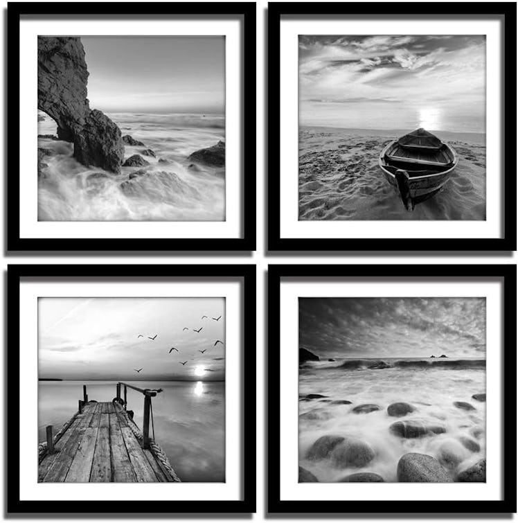 ENGLANT Framed Canvas Print Set (4 Panels)