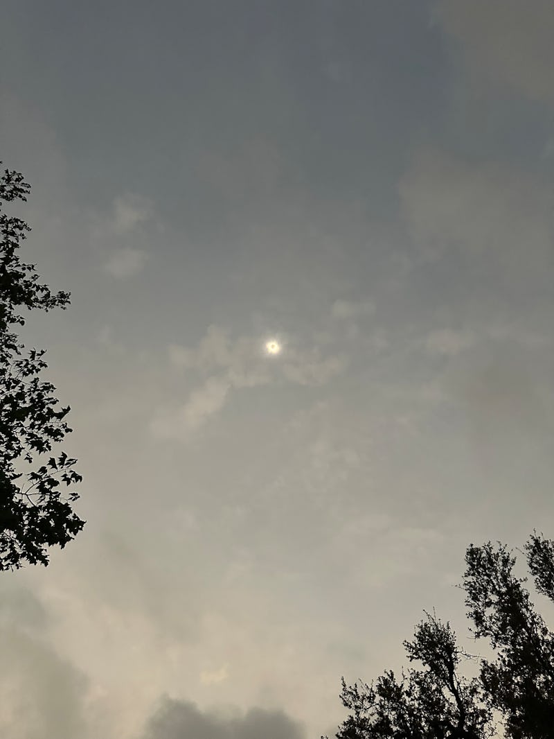 April 8 solar eclipse totality in Austin, Texas 