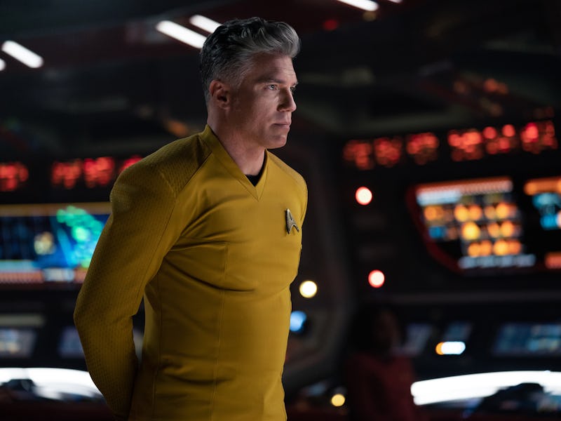 Anson Mount as Captain Pike in 'Strange New Worlds.'