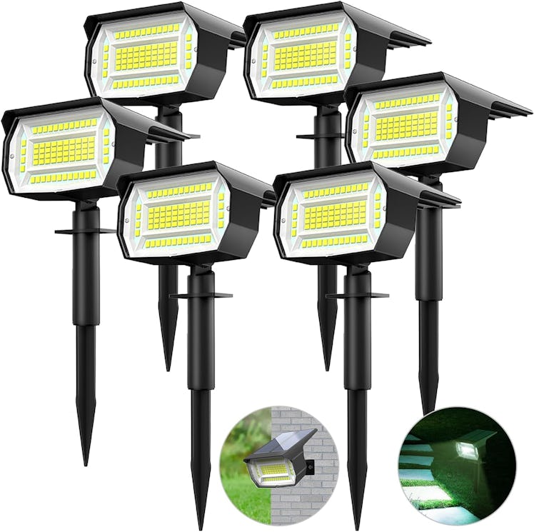 LOTMOS Solar Spot Outdoor Lights (6-Pack)