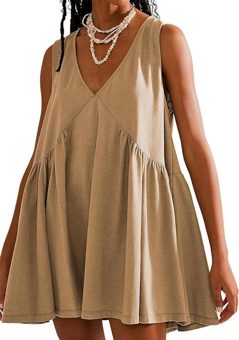 Athlisan Sleeveless Mini Dress 