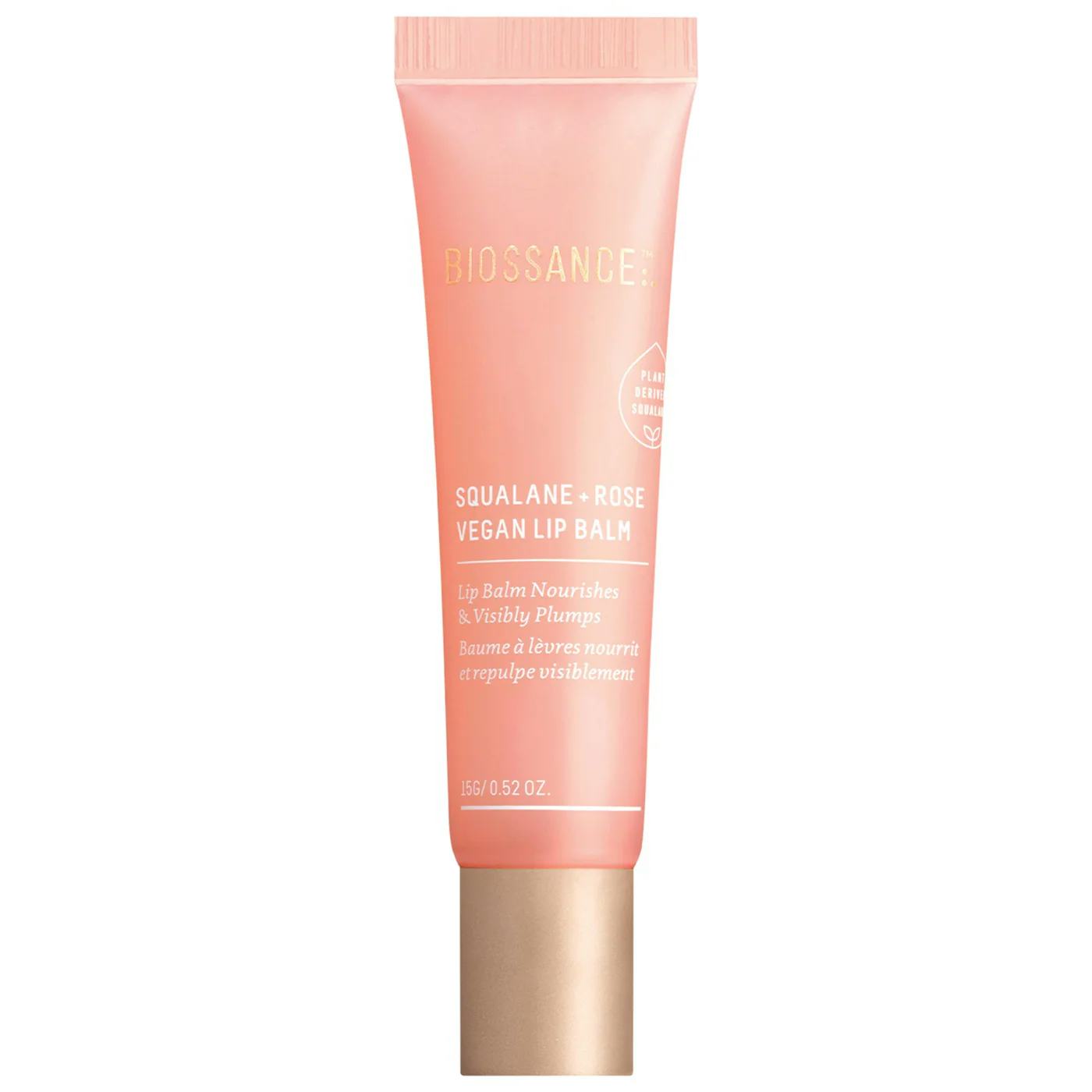 Biossance Squalane+ Rose Vegan Lip Balm