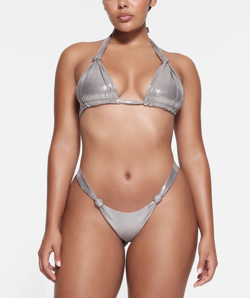 Knotted Micro Triangle Top