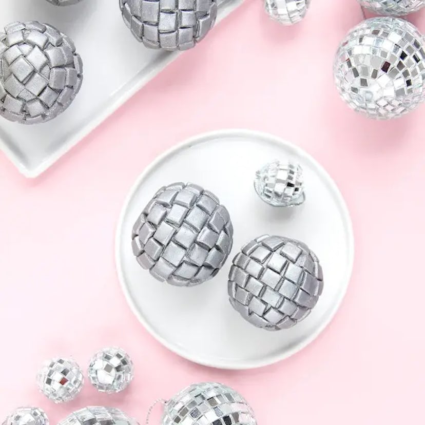 Disco ball donut holes in a list of Taylor Swift party food ideas