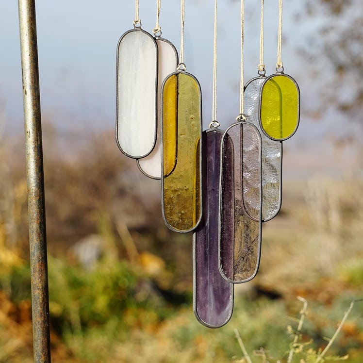 Fernweh4u Sunset Stained Glass Suncatchers