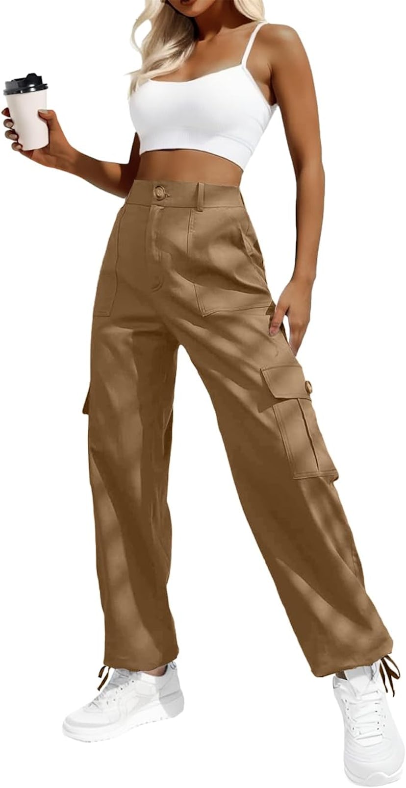 Lepunuo High Waist Cargo Pants