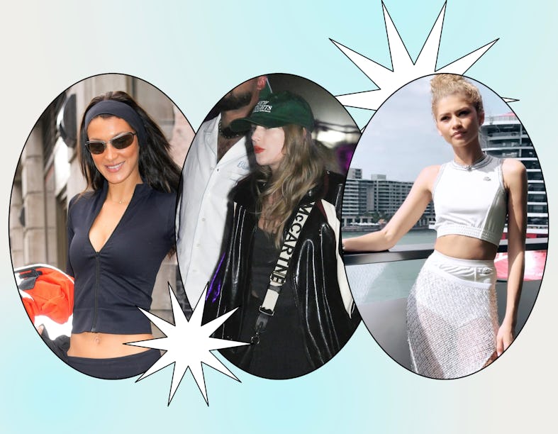 Celebrities like Bella Hadid, Taylor Swift, and Zendaya have been wearing tennis-core fashion in 202...