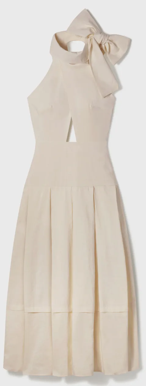 shirred halter dress New Look Shirred Halter Mini Dress main image 1