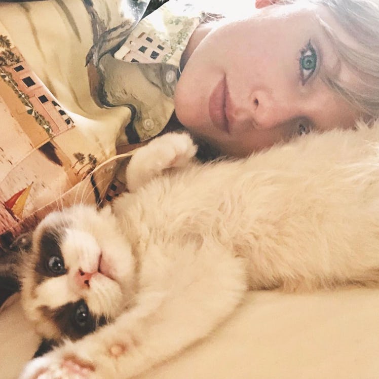Taylor Swift and her cat, Benjamin Button