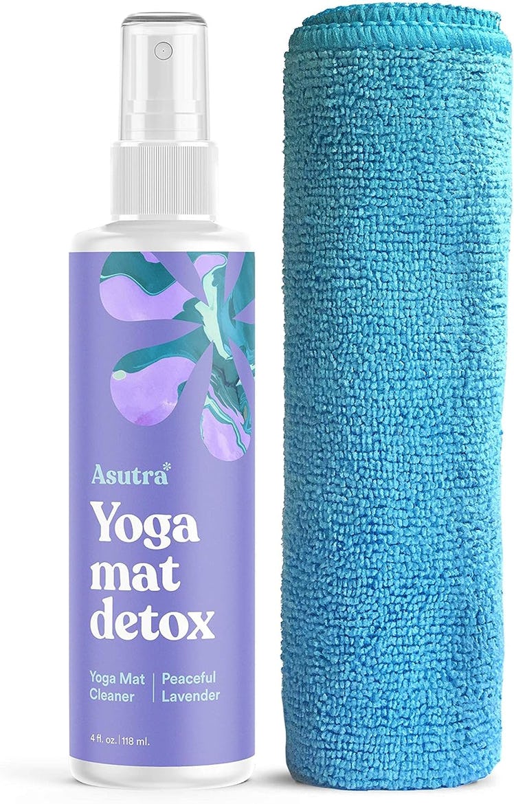 ASUTRA Yoga Mat Cleaner Spray & Towel