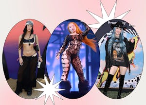 Charli D'Amelio, Ice Spice, and Megan Fox wearing Coachella 2024's biggest fashion trends.