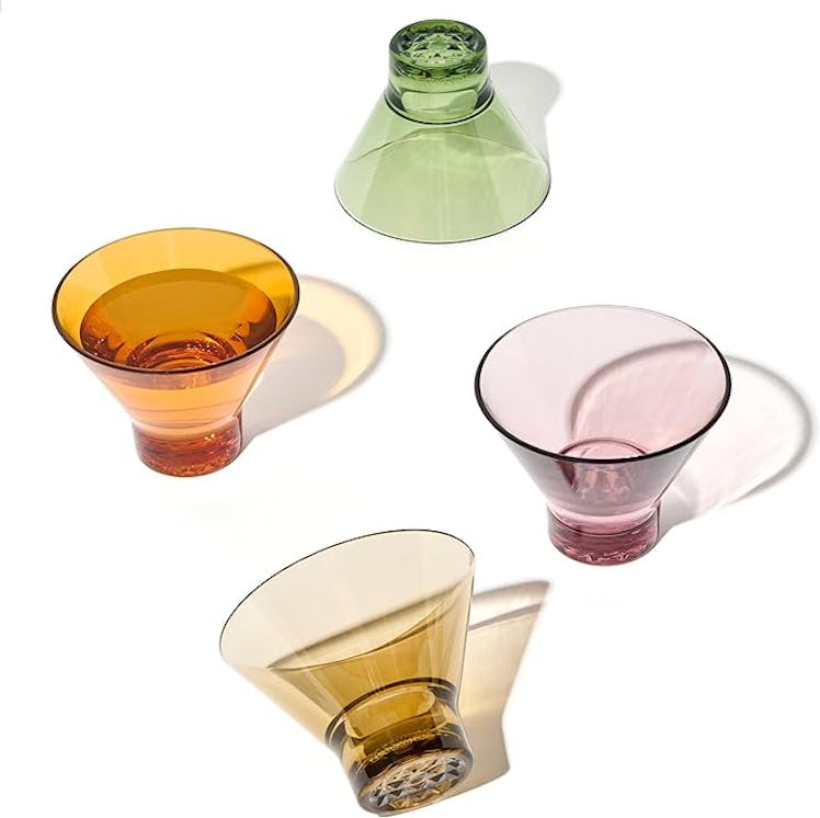 TOSSWARE RESERVE Stemless Martini Glasses (Set Of 4)