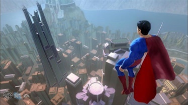 Superman overlooks Metropolis
