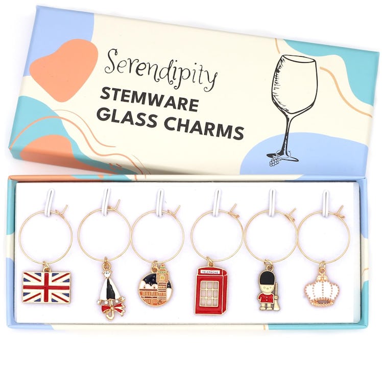 Serendipity British Wine Charms (Set Of 6)