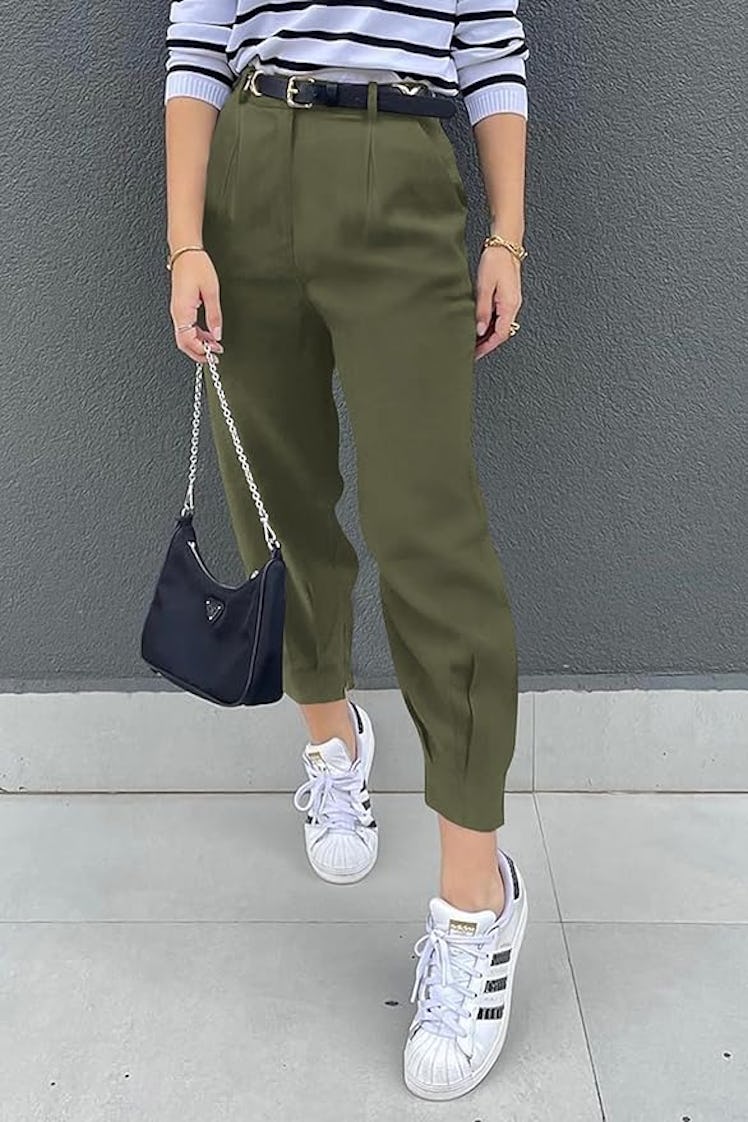 PRETTYGARDEN High Waisted Slacks