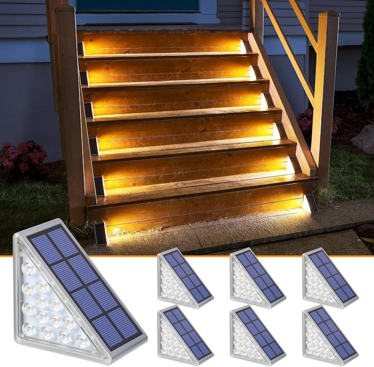 NIORSUN Solar Step LIghts (6-Pack)