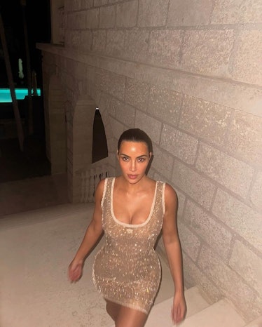 Kim Kardashian in a photo posted to Instagram, April 15, 2024.