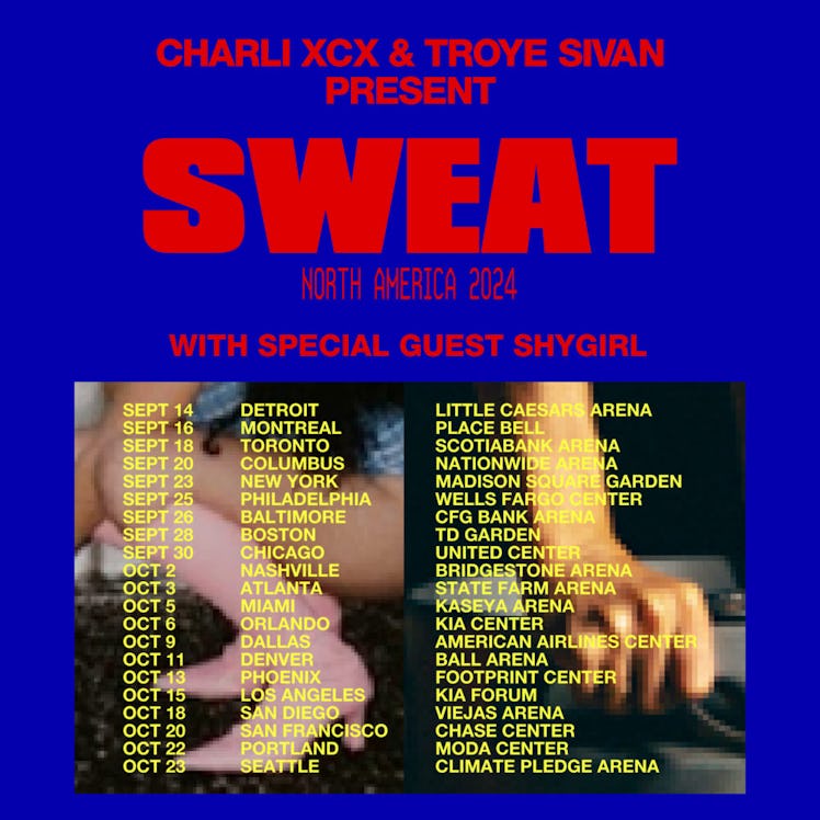 Charli XCX and Troye Sivan will embark on their co-headlining Sweat tour this fall. 