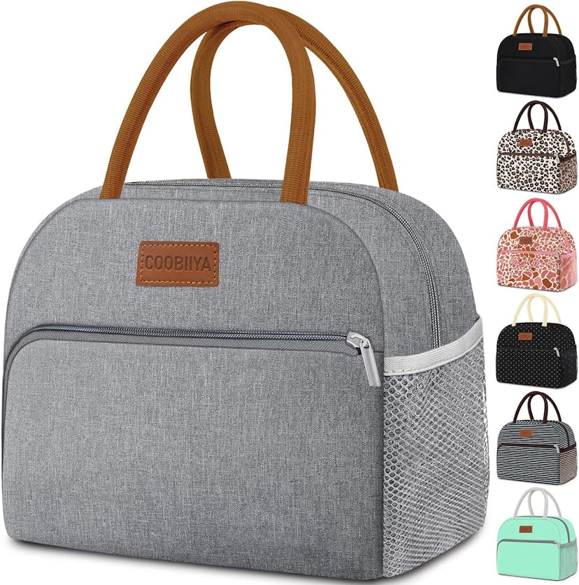 Coobiiya Insulated Lunch Box Tote Bag