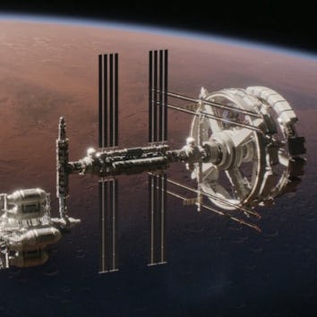 Phoenix station in orbit of Mars in 'For All Mankind.'